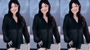 CC直播 #若水 定制透视热舞1V220MB