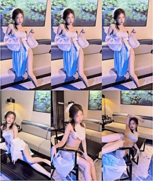 秀人网模特@绮里嘉 定制古装薄纱写真1V/338MB