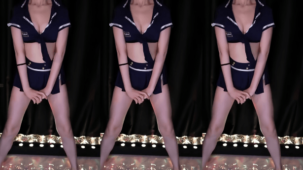 CC直播 #钰钰 定制JK装热舞2V280MB