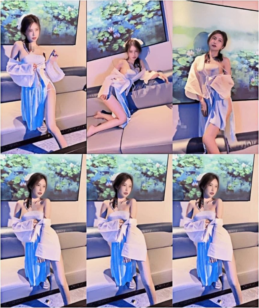 秀人网模特@绮里嘉 定制古装薄纱写真1V/338MB