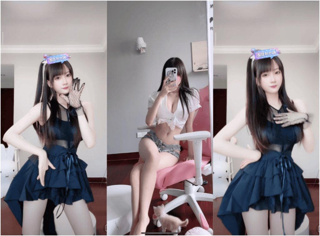 抖音@奶瑶妹妹 定制短视频合集87V/838MB